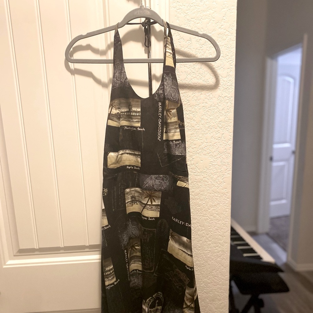 RARE Harley Davidson halter sun dress!